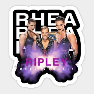 WOMEN WRESTLE RHEA Sticker